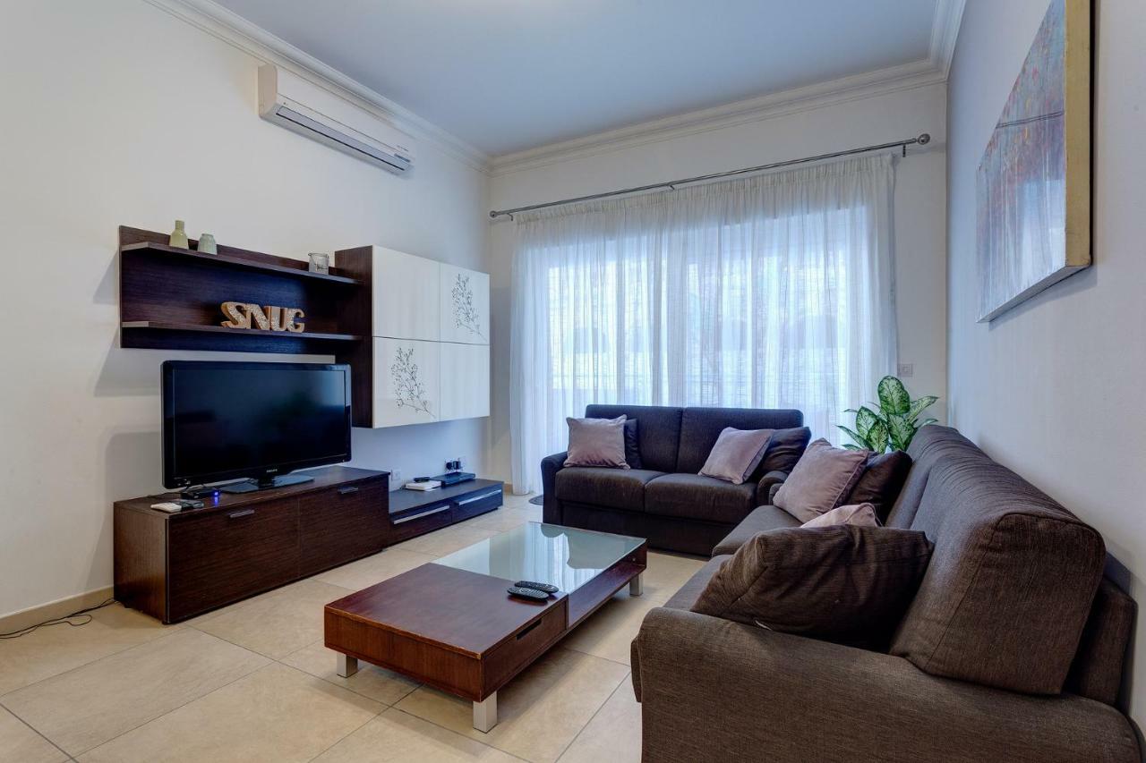 Gorgeous Apartment With Terrace In Fort Cambridge, Pool Sliema Luaran gambar